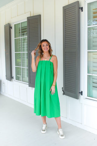 Peas And Thank You Poplin Dress