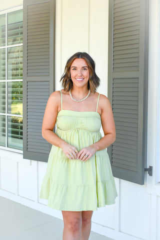 Sage The Date Tiered Dress