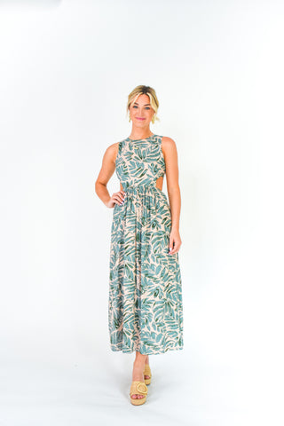 Don't Leaf Me Hanging Midi Dress