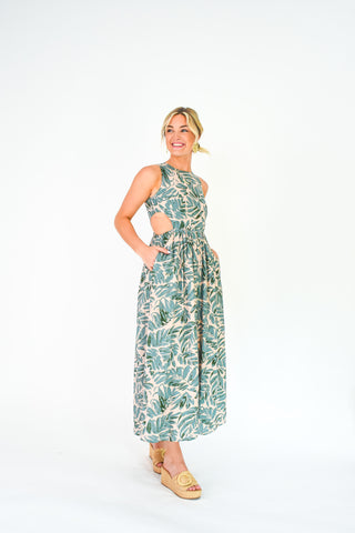 Don't Leaf Me Hanging Midi Dress