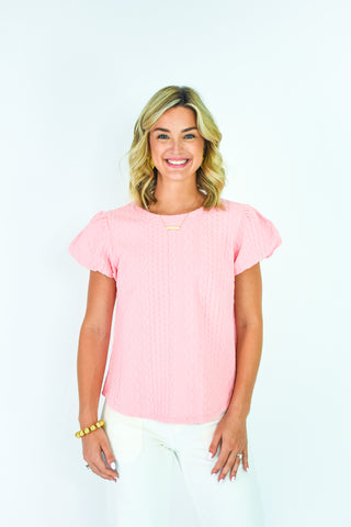 Make It Mine Textured Knit Top