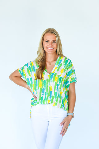 Willow V-Neck Tunic Top