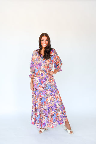 I Think You're Dandy Floral Maxi Dress