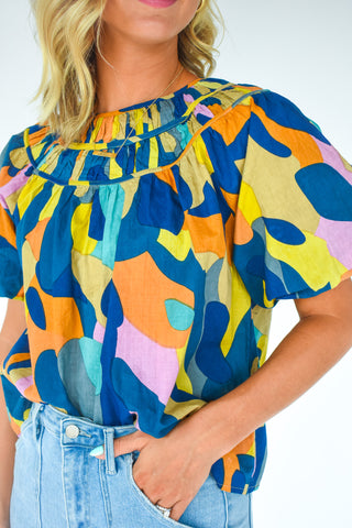 The Colors Of The Wind Printed Blouse