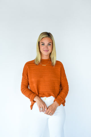 Easy Come Easy Go Textured Sweater