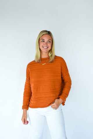 Easy Come Easy Go Textured Sweater