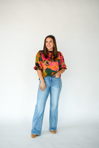 Leslie 90's Vintage Flare Jeans