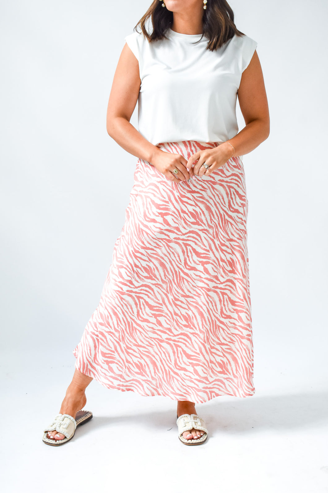 Step Up Your Game Day Slip Skirt