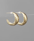 Hammered Gradual Hoops