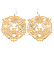 Load image into Gallery viewer, Tiger Color Filigree Dangle Earrings
