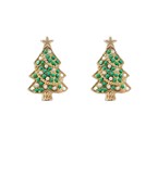 Christmas Tree Beads Earrings