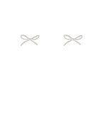 Bow Shape Layered Stud Earrings