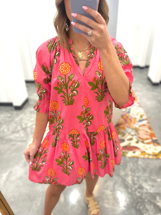 Vine And Dandy Floral Print Dress