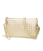 Woven Leather Crossbody