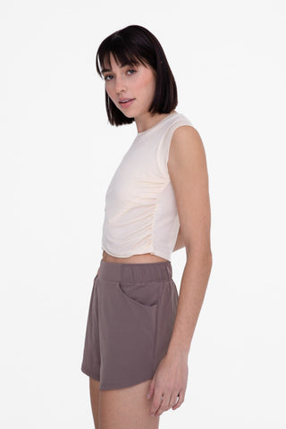 Overlay Tencel Cropped Tank