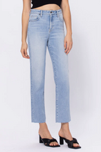 Load image into Gallery viewer, Tracey High Rise Clean Cropped Straight Jean
