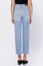 Load image into Gallery viewer, Tracey High Rise Clean Cropped Straight Jean
