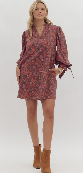 Rooted In Style Floral Dress