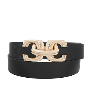 Statement Metal Buckle Belt