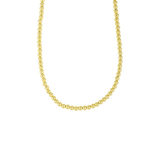 Brass CCB Bead Necklace