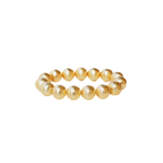 14mm Brass Ball Beads Bracelet