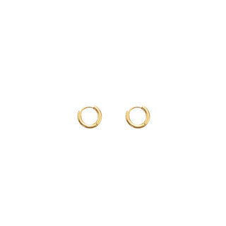 12mm Gold Plated Stainless Steel Hoops