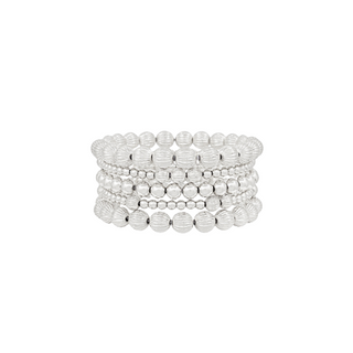 5 Set Textured Bracelet