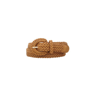 Braided Faux Leather Belt