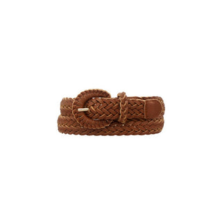 Braided Faux Leather Belt