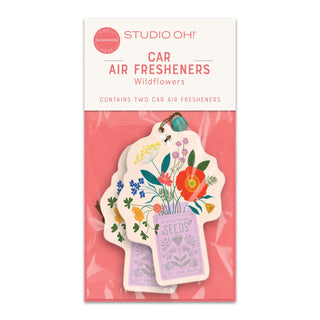 Let Love grow Car Air Freshener Set