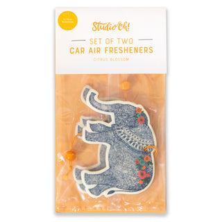 Boho Elephant Car Air Freshener Set