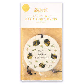 Don't Worry Bee Happy Air Freshener Set