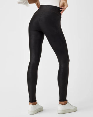 SPANX Faux Leather Fleece Lined Leggings