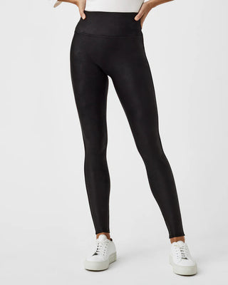 SPANX Faux Leather Fleece Lined Leggings