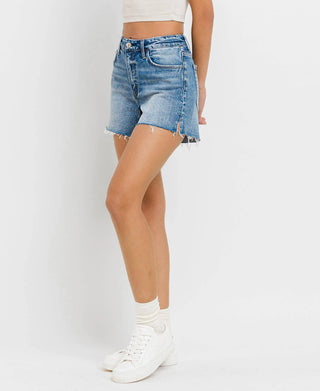 High Rise Cleancut Hem A-Line Short