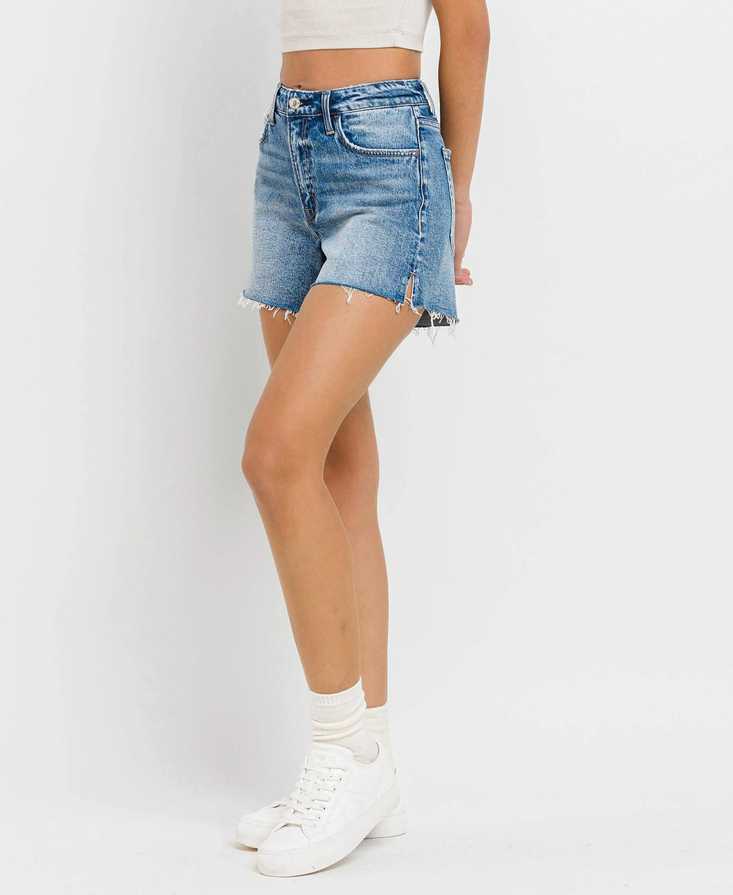 High Rise Cleancut Hem A-Line Short