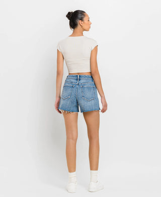 High Rise Cleancut Hem A-Line Short