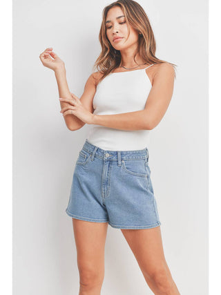 Just USA Denim Mom Shorts