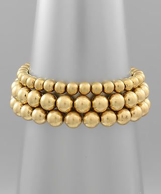 3 Row CCB Stretch Bracelet