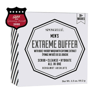 Spongelle Men's Extreme Buffer - Bergamot Absolute