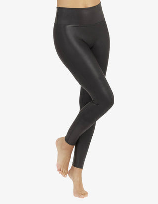 SPANX Faux Leather Petite Leggings