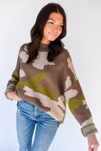 Load image into Gallery viewer, Now You See Me Camo Sweater
