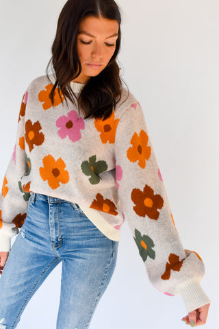 My Love Blooms Sweater