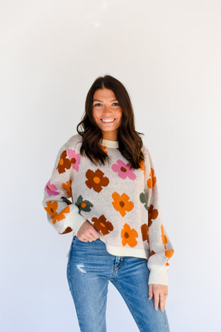 My Love Blooms Sweater