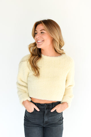 Crop At Nothing Sweater