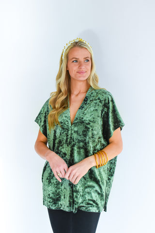 Velvet Club Tunic Top