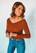 Load image into Gallery viewer, All About The Vibe Off Shoulder Sweater
