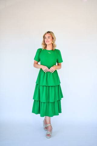 Sweet Nothings Tiered Midi Dress