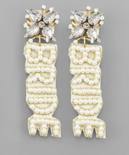 Load image into Gallery viewer, Jewel Top Bride Bead Earrings
