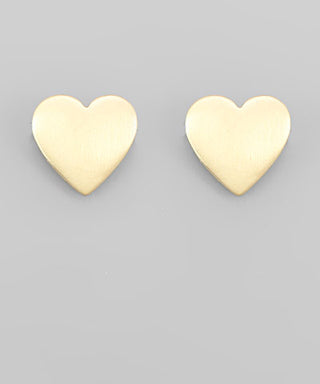 Heart Stud Earrings